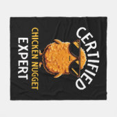 Certified Chicken Nugget Expert Fleece Deken (Voorkant (Horizontaal))