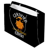 Certified Chicken Nugget Expert Groot Cadeauzakje (Achterkant Gekanteld)