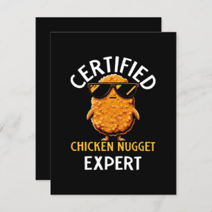Certified Chicken Nugget Expert Informatiekaartje