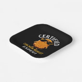 Certified Chicken Nugget Expert Papieren Bordje (Gebogen)