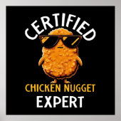Certified Chicken Nugget Expert Poster (Voorkant)