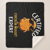 Certified Chicken Nugget Expert Sherpa Deken (Voorkant)
