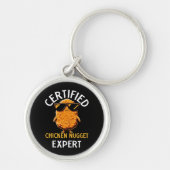 Certified Chicken Nugget Expert Sleutelhanger (Voorkant)