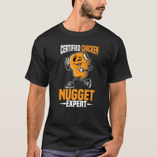 Certified Chicken Nugget Expert T-shirt (Voorkant)