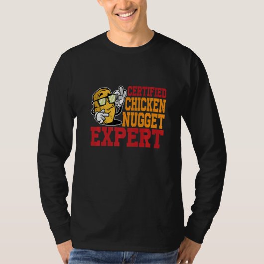 Certified Chicken Nugget Expert T-shirt (Voorkant)