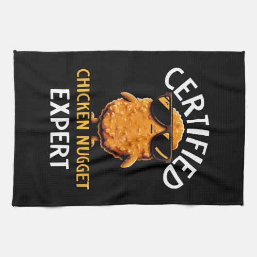 Certified Chicken Nugget Expert Theedoek (Horizontaal)