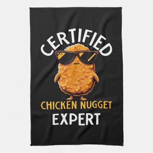 Certified Chicken Nugget Expert Theedoek (Verticaal)