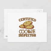 Certified Cookie Inspector Briefkaart (Voorkant / Achterkant)
