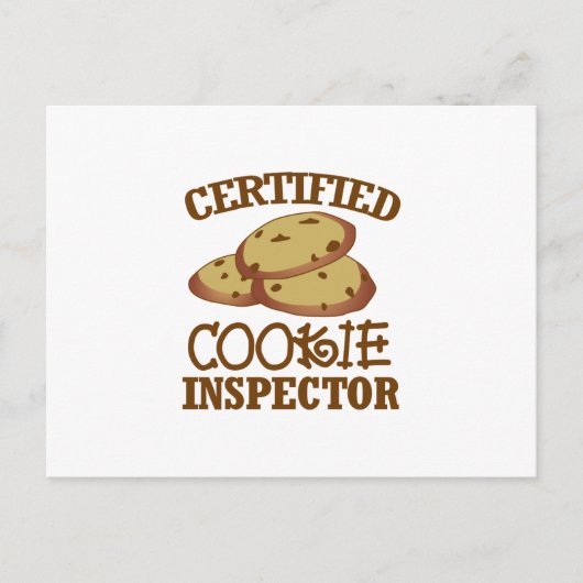 Certified Cookie Inspector Briefkaart (Voorkant)