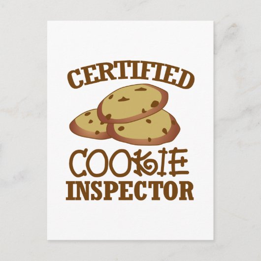 Certified Cookie Inspector Briefkaart (Voorkant)