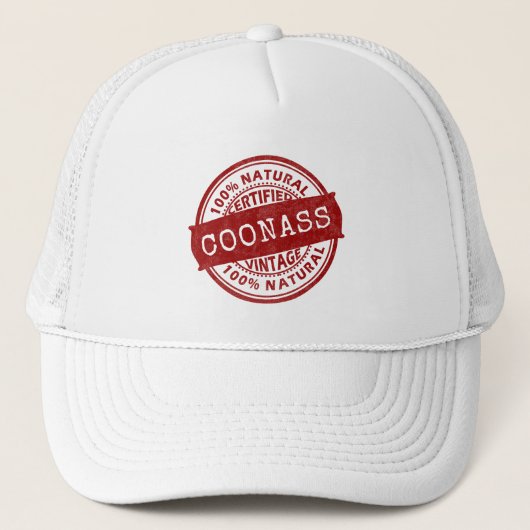 Certified, Coonass, Louisiana, Cajun, Creole, Gift Trucker Pet (Voorkant)