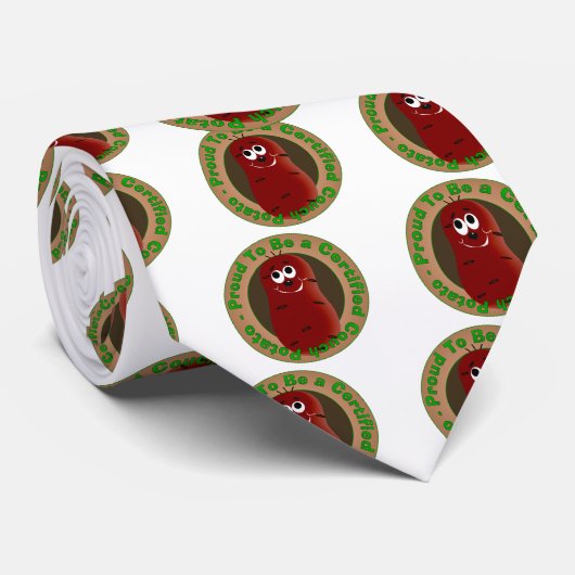 Certified Couch Potato Stropdas (Opgerold)