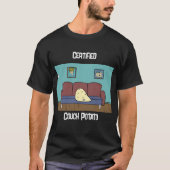 Certified Couch Potato T-shirt (Voorkant)
