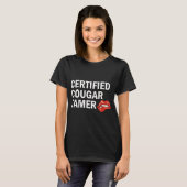 Certified Cougar Tamer Cougar Hunter T-shirt (Voorkant volledig)