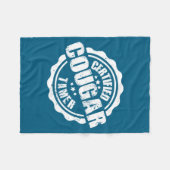 Certified Cougar Tamer Funny Mens Cougar Tamer  Fleece Deken (Voorkant (Horizontaal))