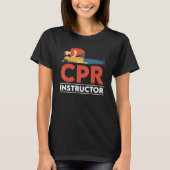 Certified CPR Instructor Outfit First Aid AED Trai T-shirt (Voorkant)