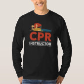 Certified CPR Instructor Outfit First Aid AED Trai T-shirt (Voorkant)
