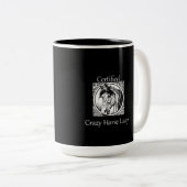 "Certified Crazy Horse Lady" Coffe of Tea Mok (Voorkant rechts)