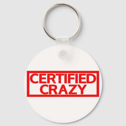 Certified Crazy Stamp Sleutelhanger (Voorkant)