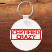 Certified Crazy Stamp Sleutelhanger (Achterkant)