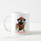 Certified Cuddle Expert Mug – Funny Pug Lover  Koffiemok (Links)