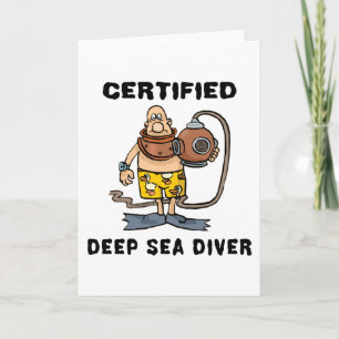 Certified Deep Zee Diver Gift Kaart