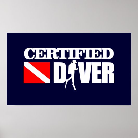 Certified Diver 2 Poster (Voorkant)
