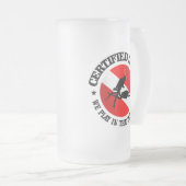 Certified Diver (Deep End) Matglas Bierpul (Voorkant rechts)