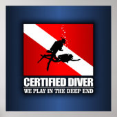 Certified Diver (Deep End) Poster (Voorkant)