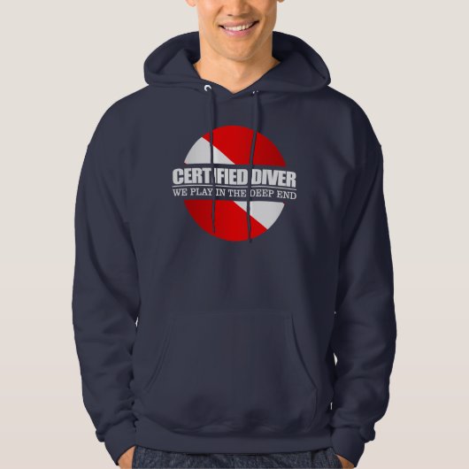 Certified Diver (rd) Hoodie (Voorkant)