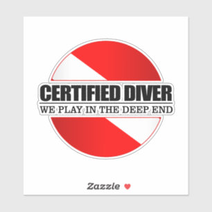 Certified Diver (rd) Sticker