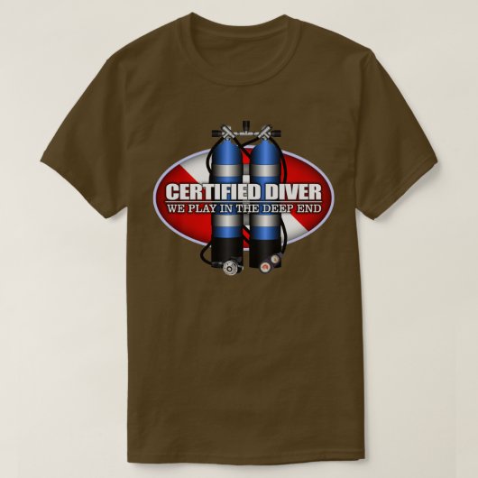 Certified Diver ST T-shirt (Design voorkant)