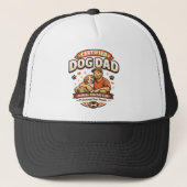 Certified Dog Dad Club Dog Lover Cap Trucker Pet (Voorkant)