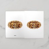 Certified Drama Queen Folie Wenskaart (Buiten Laag)