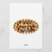 Certified Drama Queen Kaart (Achterkant)