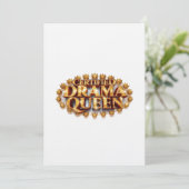 Certified Drama Queen Kaart (Staand voorkant)