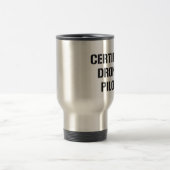 Certified Drone Pilot-reiscontainer voor dranken Reisbeker (Center)