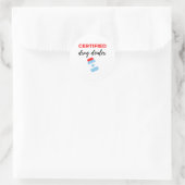Certified Drug Dealer 2 Ronde Sticker (Tas)
