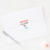Certified Drug Dealer 2 Vierkante Sticker (Envelop)