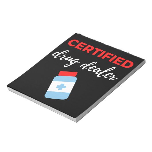 Certified Drug Dealer Notitieblok (Linkerzijde)
