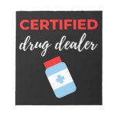 Certified Drug Dealer Notitieblok (Voorkant)