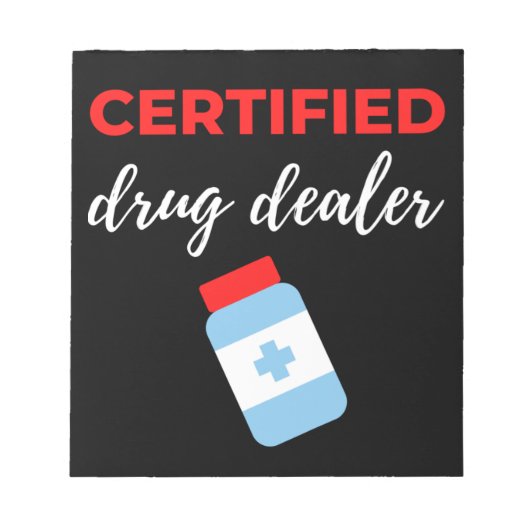 Certified Drug Dealer Notitieblok (Voorkant)