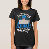 Certified Ethical Hacker Hacking Network Developer T-shirt (Voorkant)