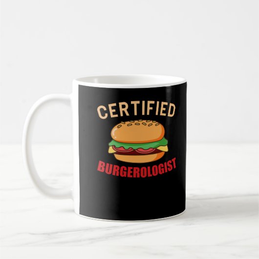 Certified Fast Food Burger Eater Koffiemok (Links)