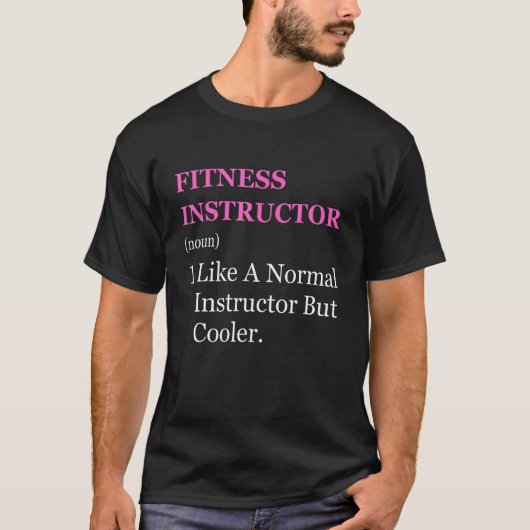 Certified fitness instructor appreciation dance gy t-shirt (Voorkant)
