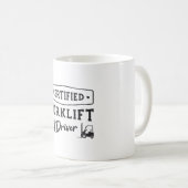 Certified Forklift Driver Forklift Operator Truck Koffiemok (Voorkant rechts)