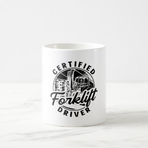 Certified Forklift Driver Truck Forklift Operator Koffiemok