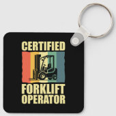 Certified Forklift Operator Sleutelhanger (Achterkant)