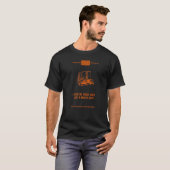 Certified Forklift Truck Operator Forklift T-shirt (Voorkant volledig)