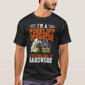 Certified Forklift Truck Operator I m.b.t. T-shirt (Voorkant)